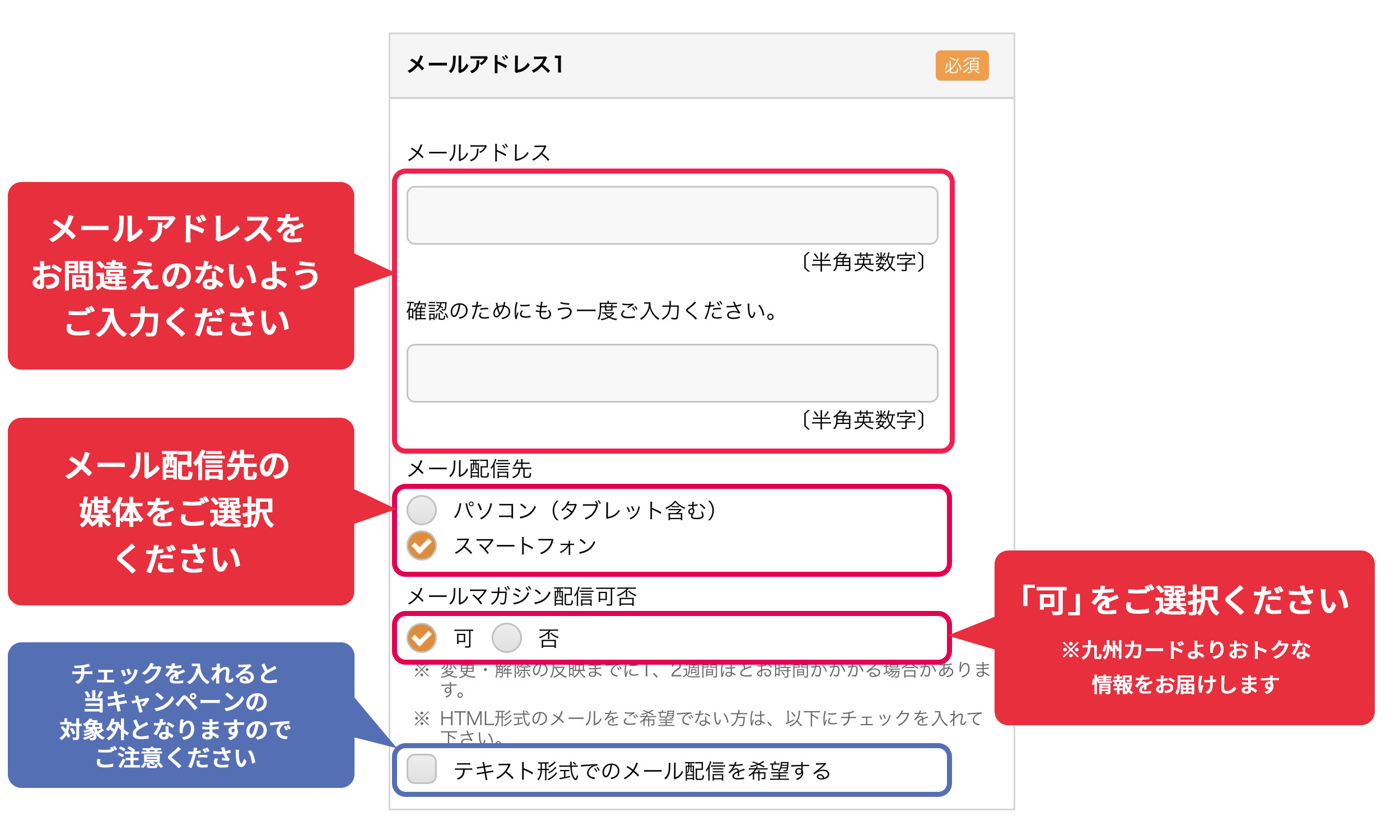 Vpass、メルマガのご登録方法