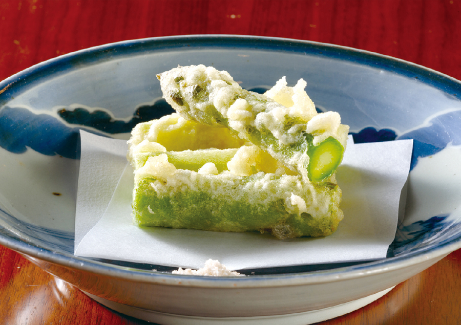 佐賀のコース料理が味わえるおすすめのレストラン「料理屋 あるところ」の天ぷら