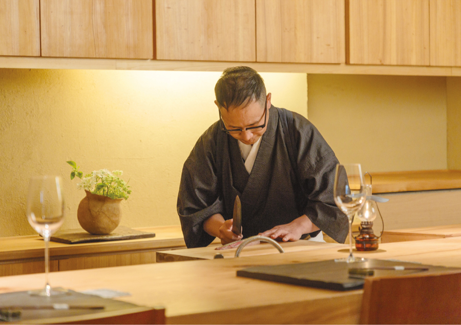 宮崎で人気の日本料理店「きたうら善漁。」の店主