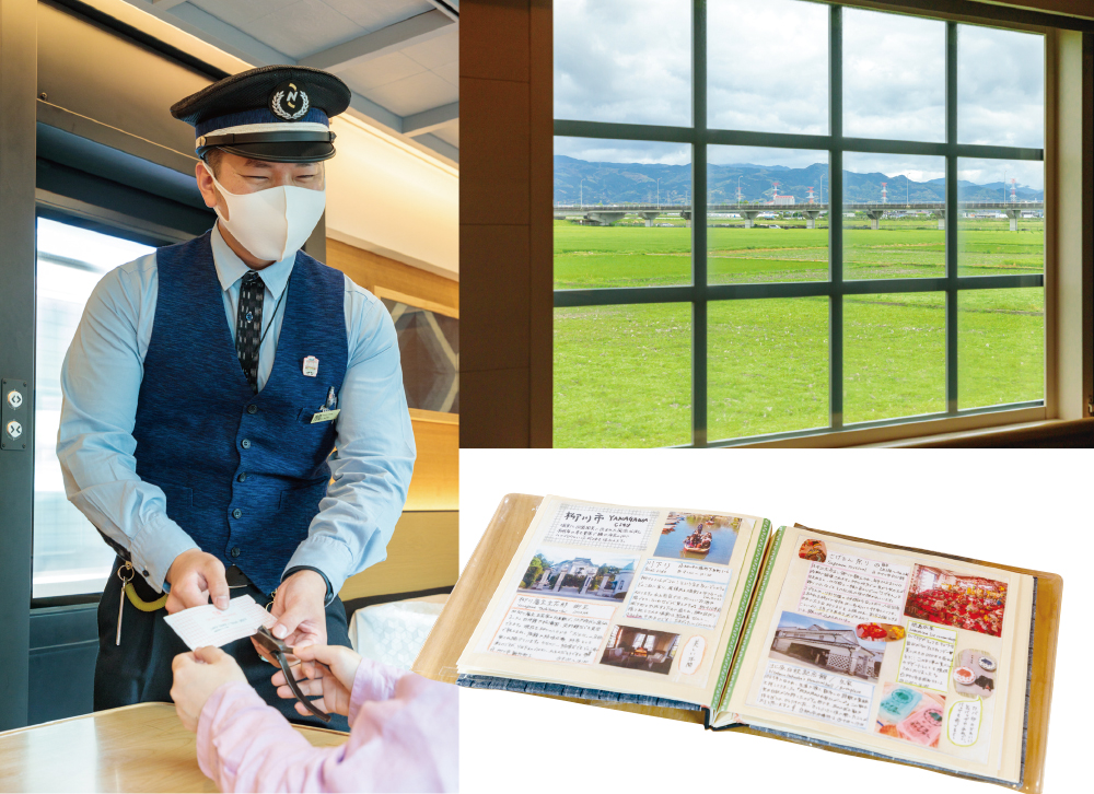 九州のおすすめ観光列車【THE RAIL KITCHEN CHIKUGO】の切符切り体験