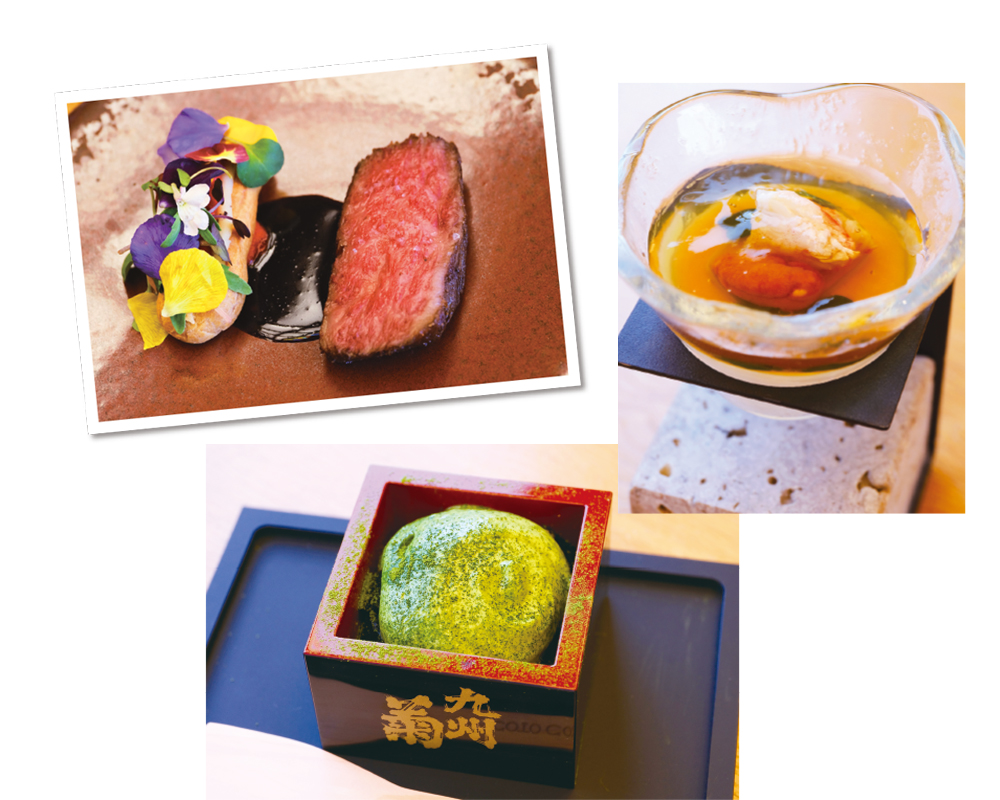 九州のおすすめ観光列車【ことこと列車】の「Goh」シェフが手がけるコース料理