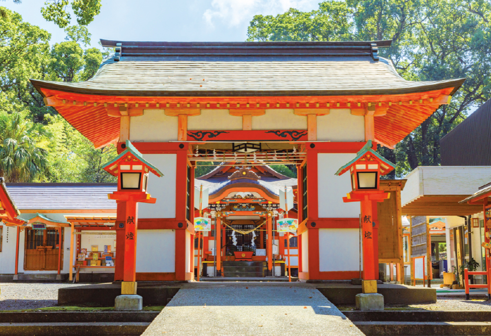 鹿児島県でおすすめの神社「揖宿神社」の本殿