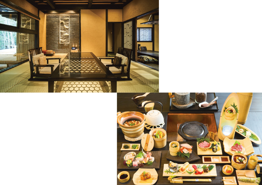 景色と温泉が自慢の人気宿6選「竹ふえ」：客室と料理
