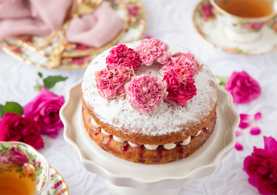 この春おすすめ！全国のお取り寄せグルメ15選「バラのヴィクトリアケーキ」