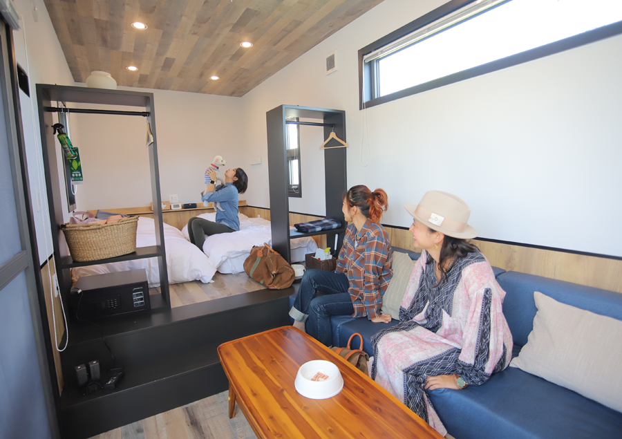 愛犬・愛猫と出かけよう！ペットと泊まれる九州の宿5選「Fukiagehama Field Hotel」